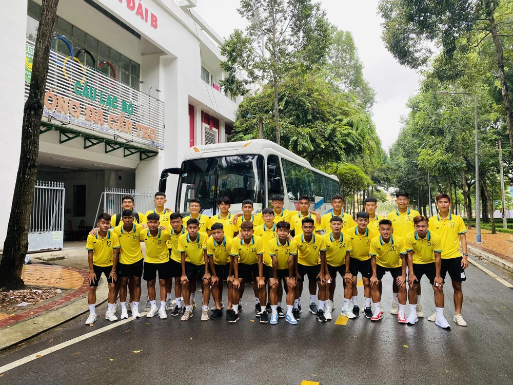 U-21 Cần Thơ xuất quân tham dự vòng loại bảng D giải U-21 quốc gia Thanh Niên lần thứ 27 - 2023. Ảnh: NCT