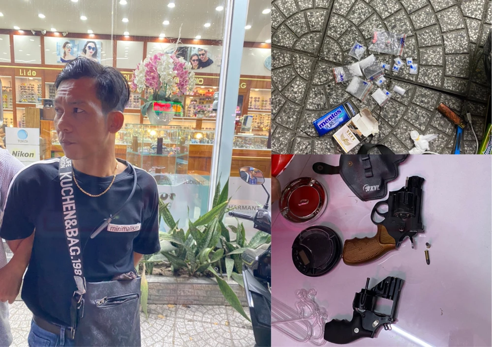 Thu giữ 2 khẩu súng từ đối tượng vận chuyển ma tuý ở Cần Thơ