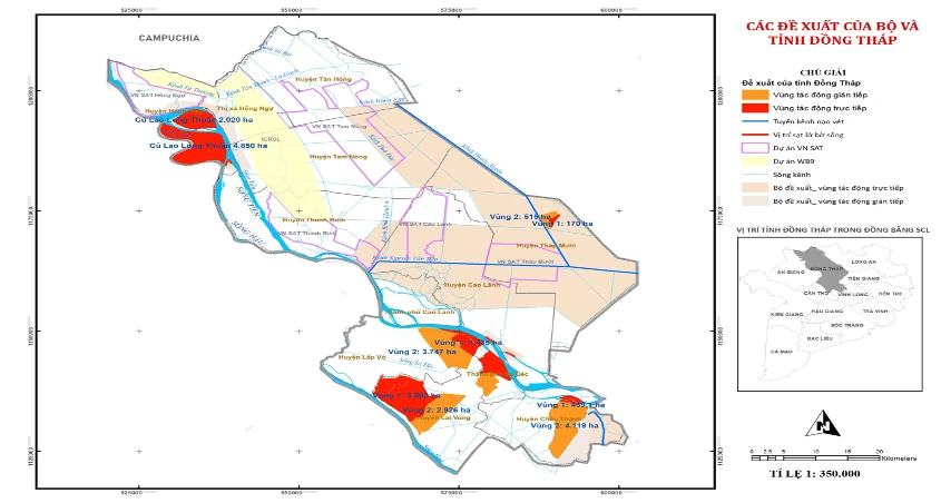 Đề xuất dự án chống chịu khí hậu và chuyển đổi tổng hợp vùng ĐBSCL - Tỉnh Đồng Tháp
