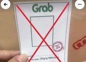 Rao bán thẻ đi đường giả có logo, con dấu của Grab