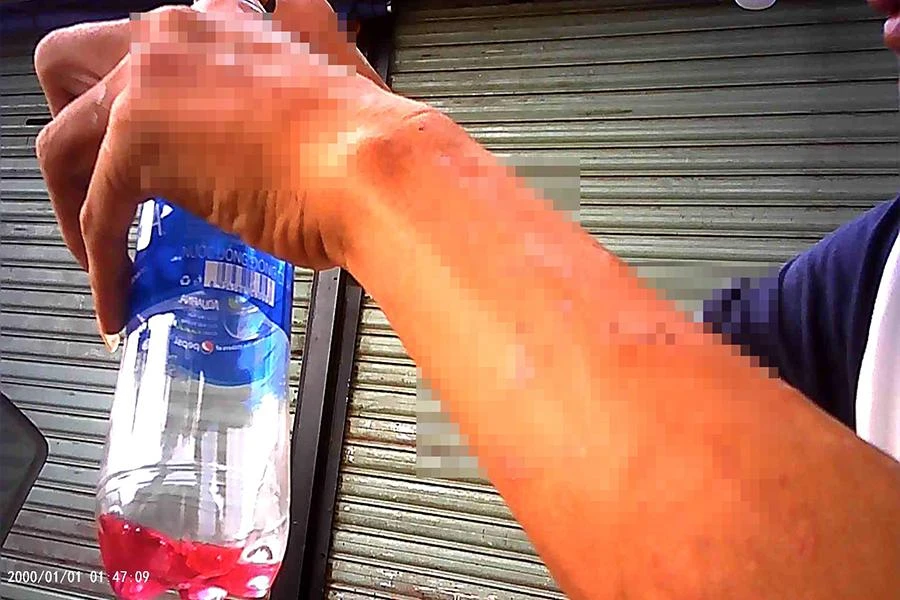 Chất methadone mà Khải đã bán. Ảnh: TÂN - YÊN