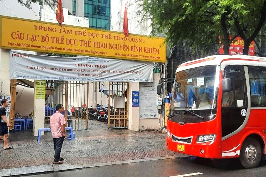 Trung tâm TDTT Quận 1 có nhiều sai phạm.