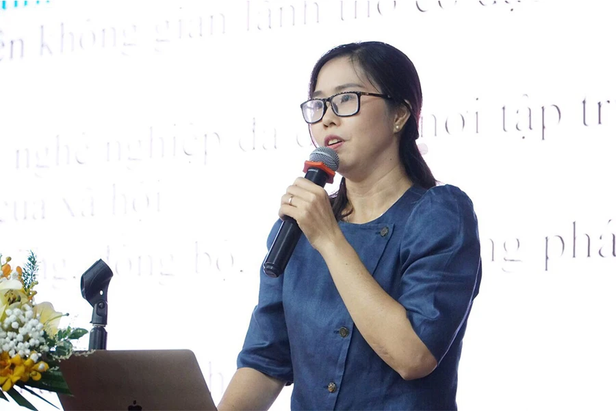 TS Nguyễn Thị Thiện Trí, Trường ĐH Luật TP.HCM. Ảnh: BẢO PHƯƠNG