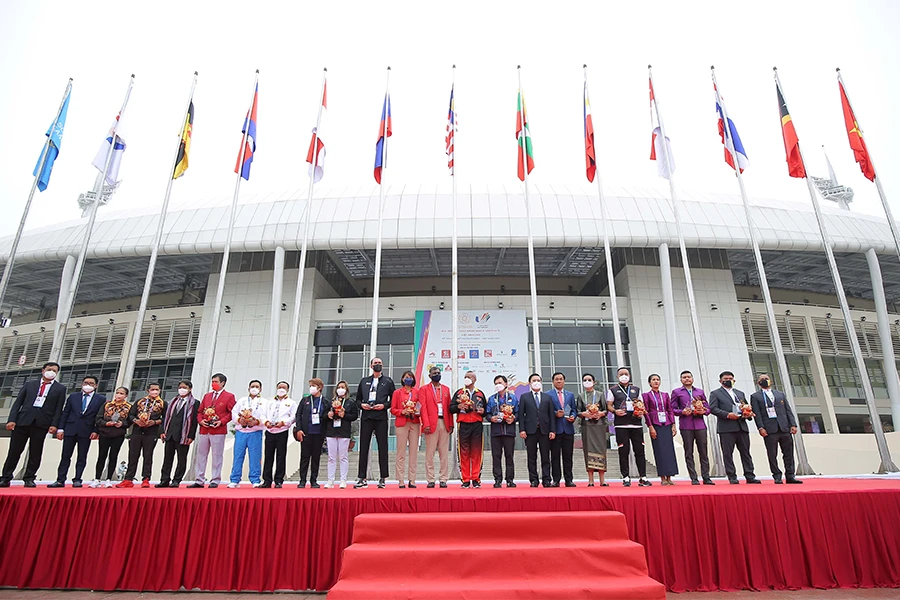 Các đoàn thể thao Đông Nam Á tại SEA Games. Ảnh: ANH PHƯƠNG