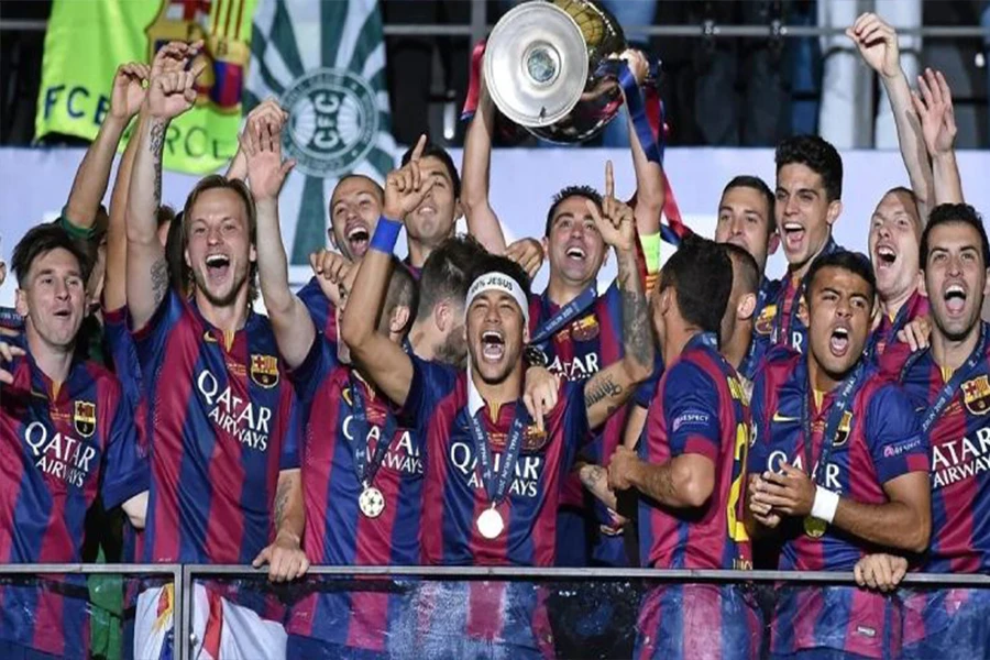 Barcelona thời hoàng kim với nhiều lần đăng quang như thế liên quan đến “bôi trơn” trọng tài. Ảnh: GETTY IMAGES