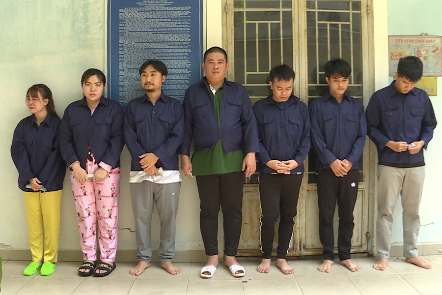 Công an khởi tố, bắt tạm giam những người liên quan để điều tra. Ảnh: HT