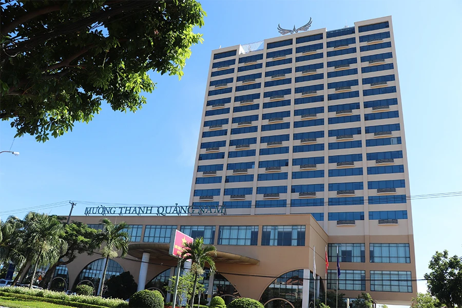 Dự án khu tổ hợp khách sạn, thương mại, dịch vụ Mường Thanh tại TP Tam Kỳ. Ảnh: TN