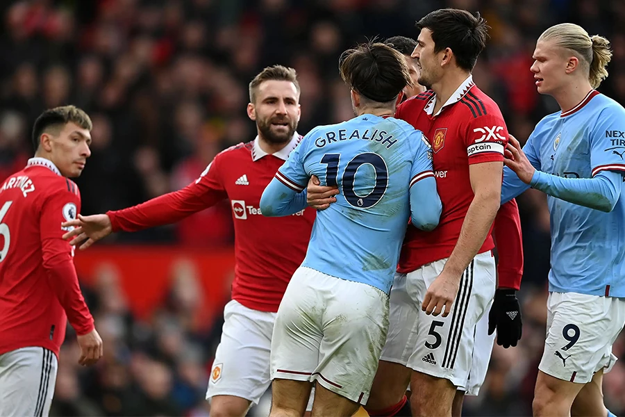 Man. Utd từng bị Man. City vùi dập ở Etihad. Ảnh: GETTY IMAGES Man. Utd từng bị Man. City vùi dập ở Etihad. Ảnh: GETTY IMAGES