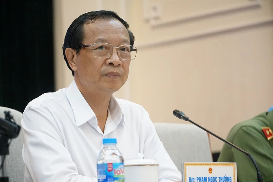 Thứ trưởng Bộ GD&amp;ĐT Phạm Ngọc Thưởng. Ảnh: PHI HÙNG