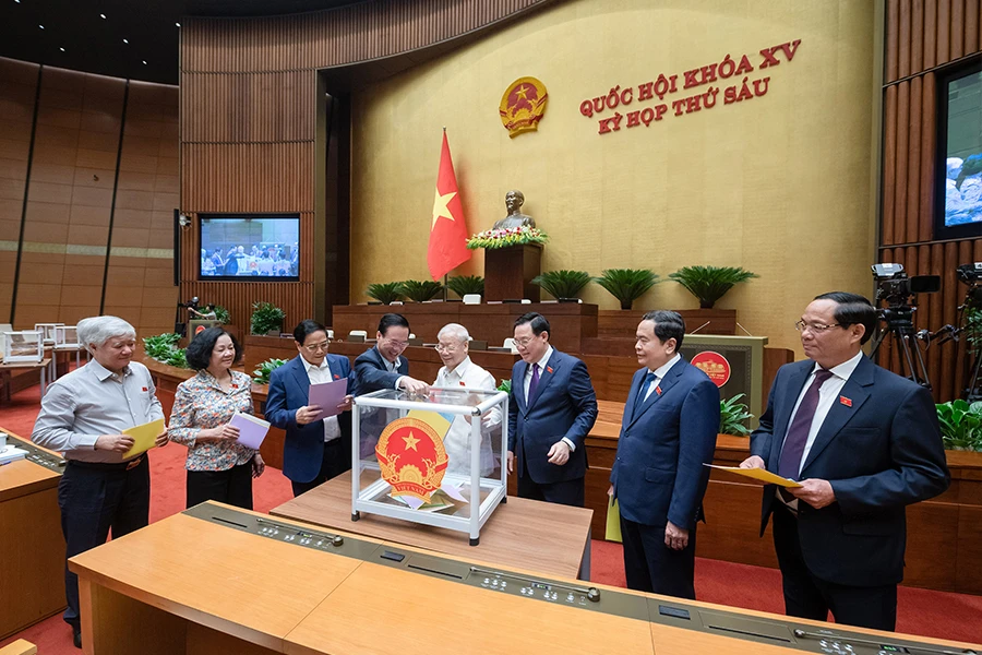 Kết quả lấy phiếu tín nhiệm 44 chức danh tại Quốc hội