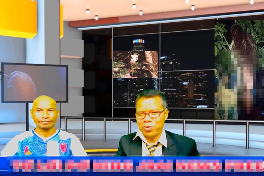 Ghép ảnh dọa ma gây hoang mang đồng bào