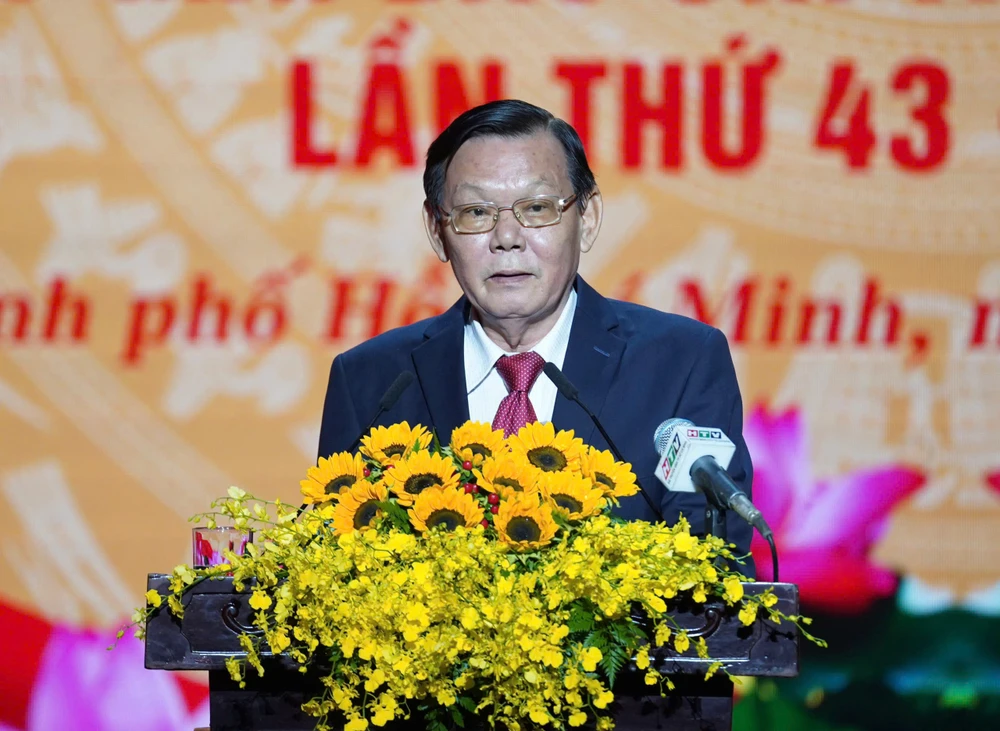 Ông Nguyễn Tấn Phong, Chủ tịch Hội Nhà báo TP.HCM. Ảnh: THUẬN VĂN