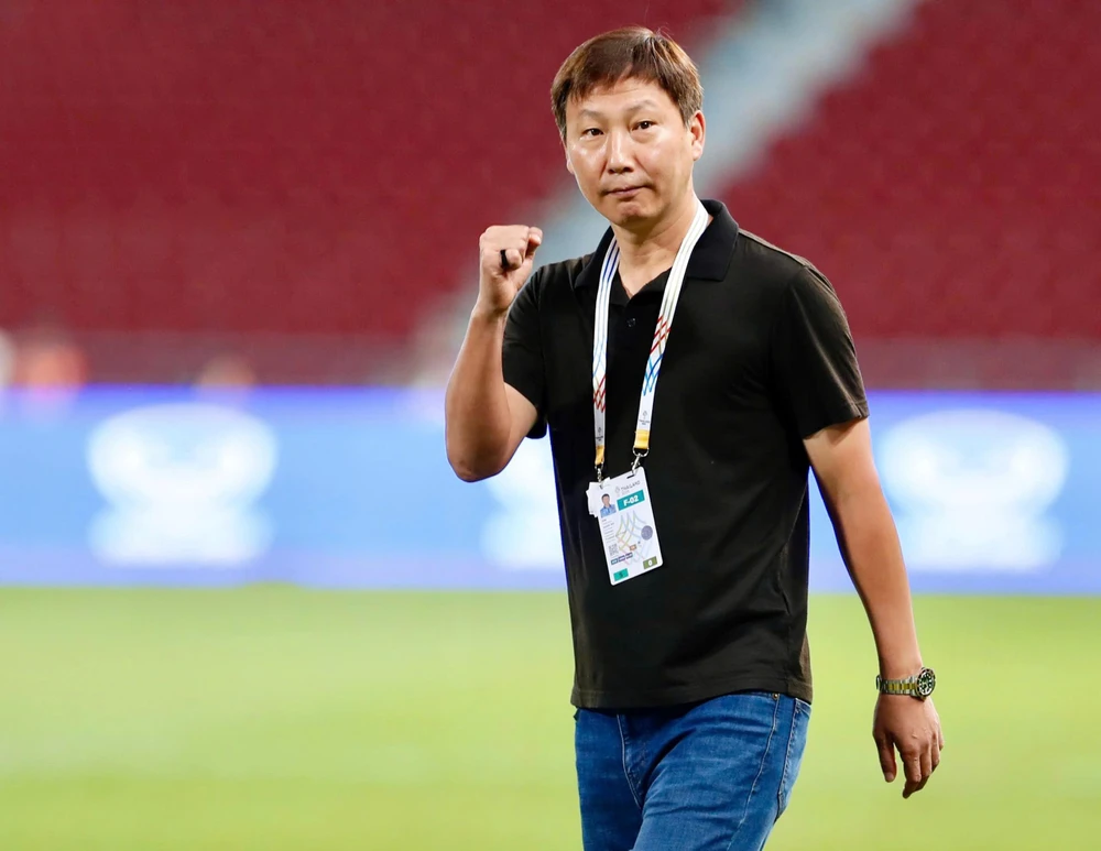 HLV Kim Sang-sik. Ảnh: CTV