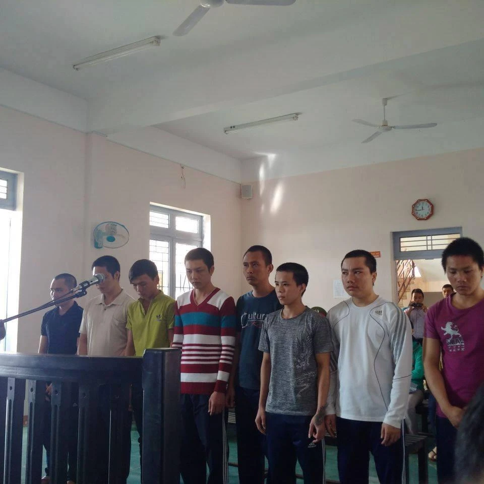 8 bị cáo tại phiên tòa 