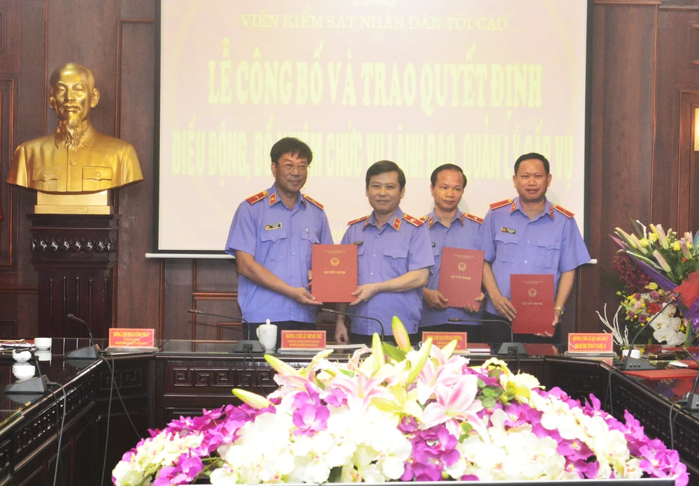 Viện trưởng VKS Bình Phước làm Vụ trưởng án an ninh ảnh 1