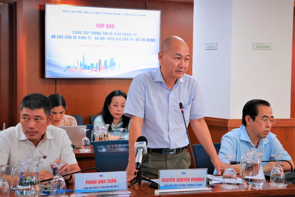 Ông Nguyễn Nguyên Phương, Phó Giám đốc Sở Công thương TP.HCM. Ảnh: VÕ THƠ