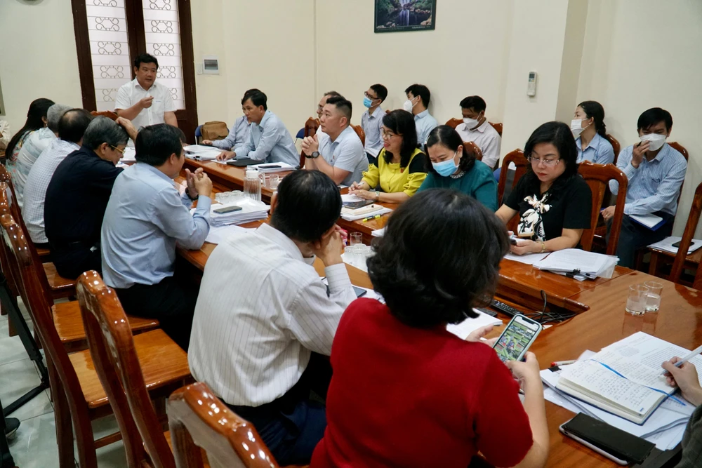 Toàn cảnh buổi giám sát. Ảnh: BẢO PHƯƠNG