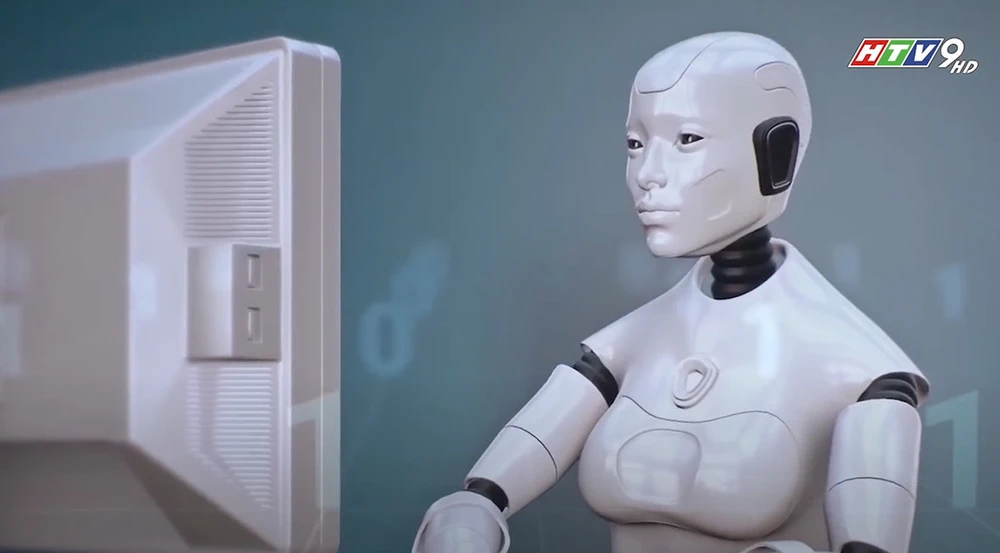 Một hình ảnh minh họa xuất hiện trong phóng sự do trí tuệ nhân tạo viết, phát sóng trên Đài truyền hình TP.HCM.