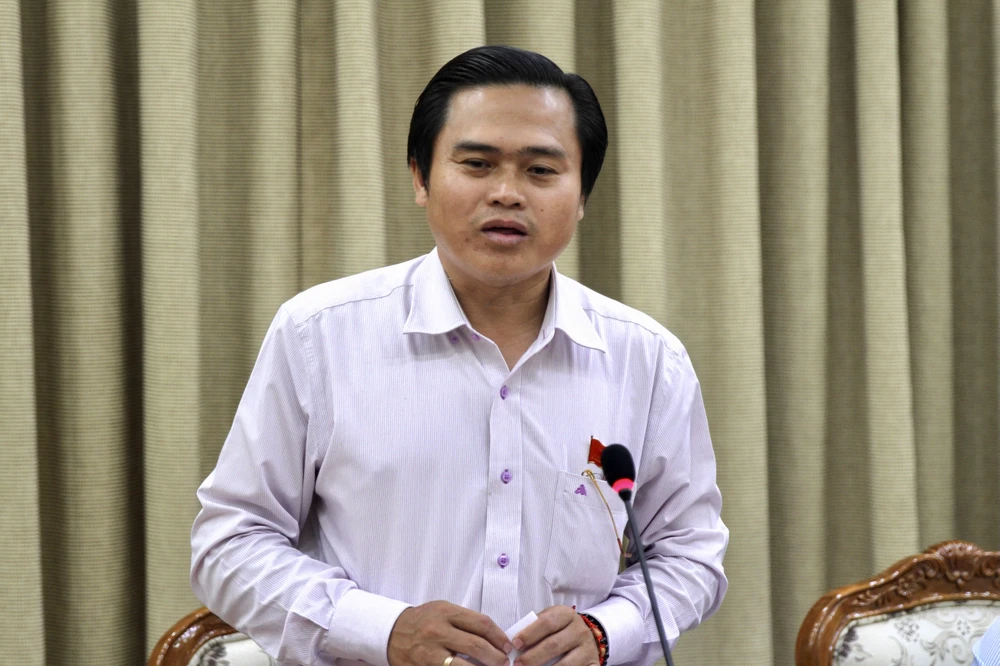 Trưởng Ban Văn hóa - Xã hội HĐND TP.HCM Cao Thanh Bình kết luận buổi giám sát. Ảnh: A.T