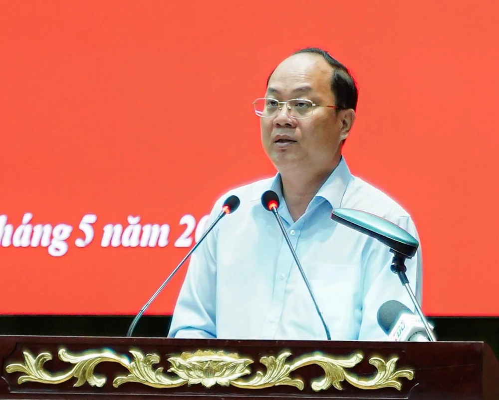 Phó Bí thư Thành ủy TP.HCM Nguyễn Hồ Hải phát biểu tại chương trình. Ảnh: BẢO PHƯƠNG Phó Bí thư Thành ủy TP.HCM Nguyễn Hồ Hải phát biểu tại chương trình. Ảnh: BẢO PHƯƠNG