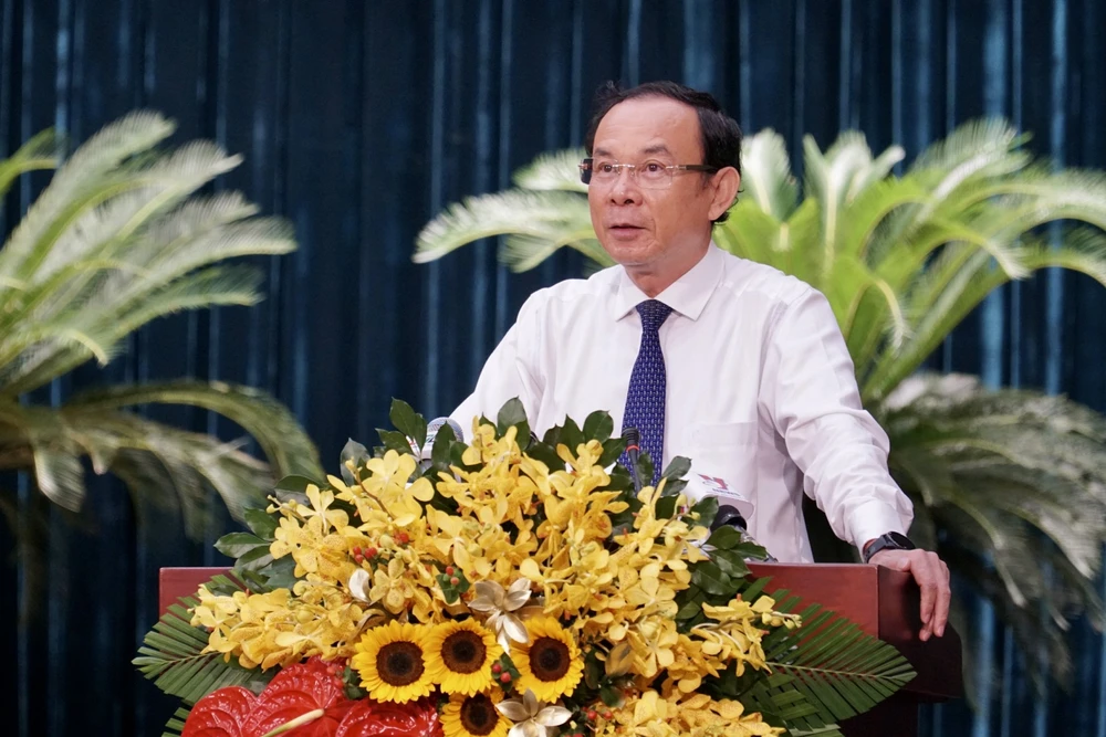 Bí thư Nguyễn Văn Nên: Thực hiện Nghị quyết 98, không có chỗ cho cán bộ né tránh, đùn đẩy, cơ hội ảnh 1