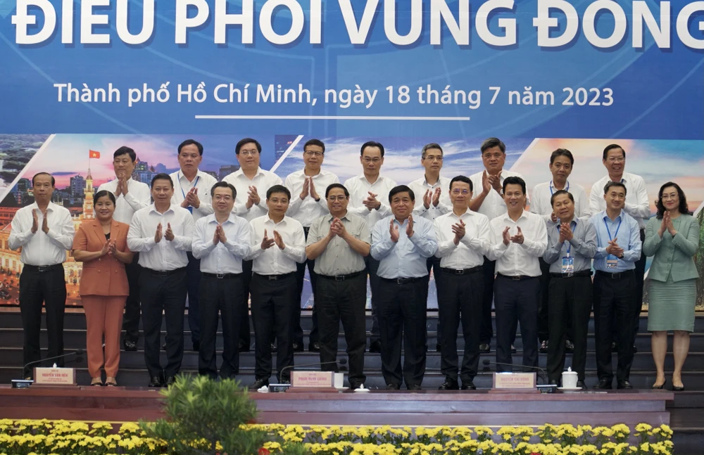 Ra mắt Hội đồng Điều phối vùng Đông Nam Bộ. Ảnh: BẢO PHƯƠNG