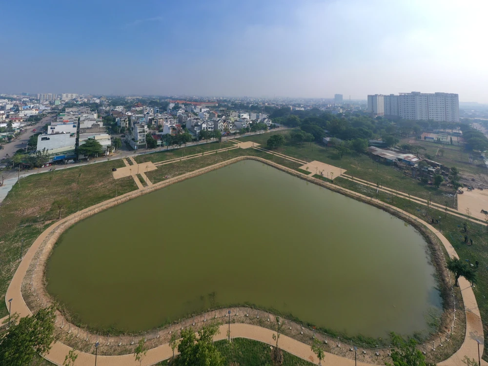công viên trung tâm Khu dân cư Vĩnh Lộc