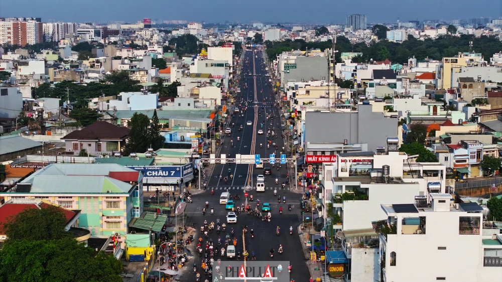 Quận Bình Tân đề xuất sắp xếp từ 10 phường giảm còn 3 phường. Ảnh: NGUYỄN TIẾN quan-binh-tan-1.jpg