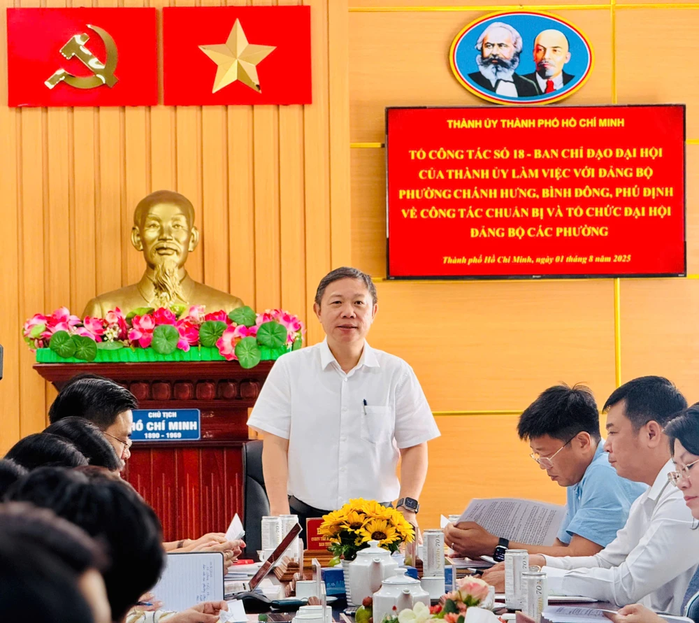 ông Dương Anh Đức, Phó Trưởng ban Thường trực Ban Tuyên giáo và Dân vận Thành uỷ TP.HCM