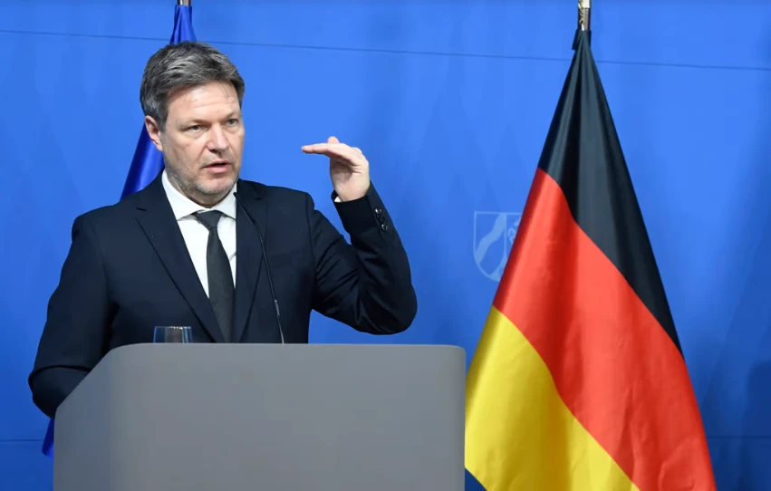 Bộ trưởng Kinh tế Đức Robert Habeck. ẢNH: GETTY IMAGES