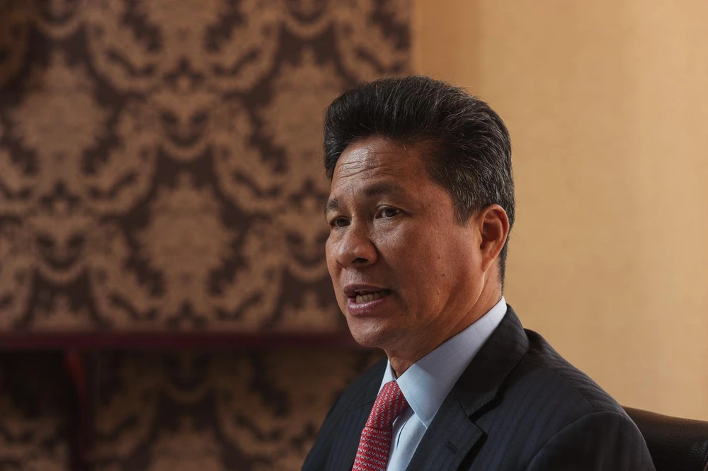 Bộ trưởng Bộ Giao thông Công chính Campuchia - ông Sun Chanthol. ẢNH: THE SOUTHEAST ASIA GLOBE