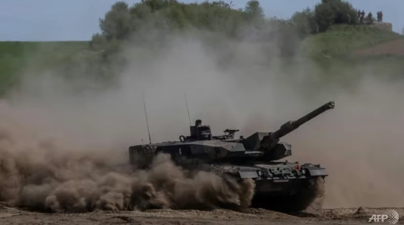 Xe tăng Leopard do Đức sản xuất được đánh giá là một trong những loại xe tăng tốt nhất thế giới. Ảnh: AFP