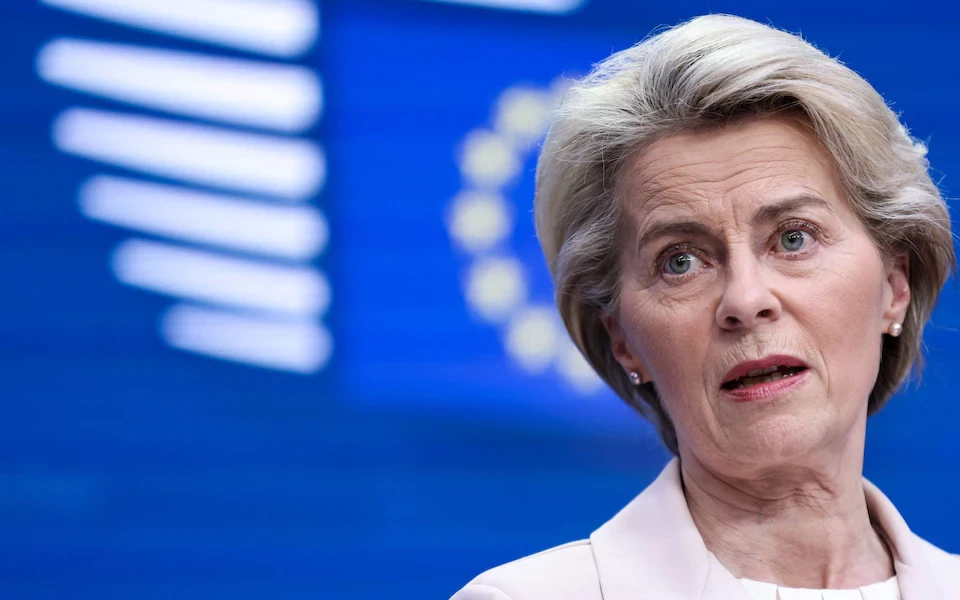Chủ tịch Ủy ban châu Âu - bà Ursula von der Leyen. Ảnh: AFP