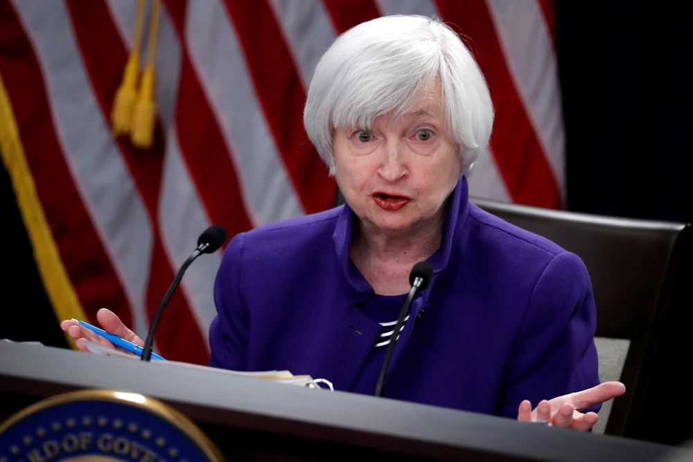 Bộ trưởng Tài chính Mỹ - bà Janet Yellen. Ảnh: REUTERS