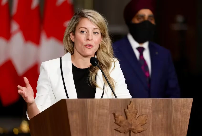 Ngoại trưởng Canada - bà Melanie Joly. Ảnh: REUTERS