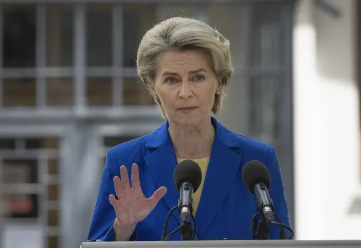 Chủ tịch Ủy ban châu Âu (EC) - bà Ursula von der Leyen. Ảnh: AP