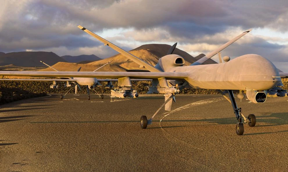 Máy bay không người lái (UAV) MQ-9 Reaper của không quân Mỹ tại Syria. Ảnh: CSIS