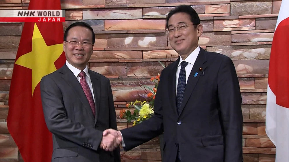Truyền thông Nhật đưa tin đậm nét về việc Việt Nam và Nhật nâng cấp quan hệ