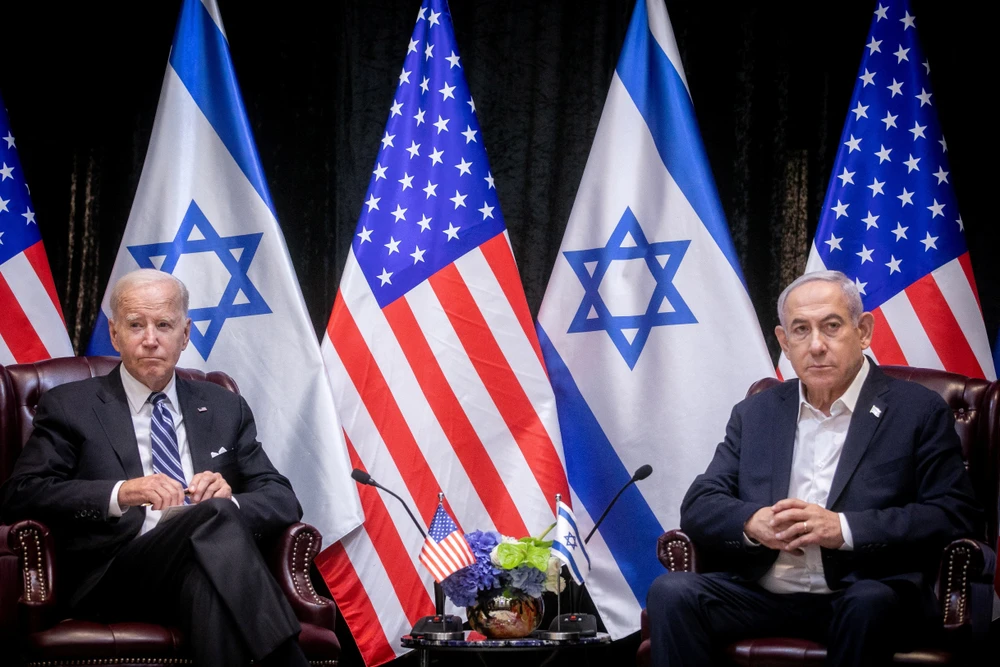 Ông Biden và ông Netanyahu lời qua tiếng lại về xung đột Israel-Hamas