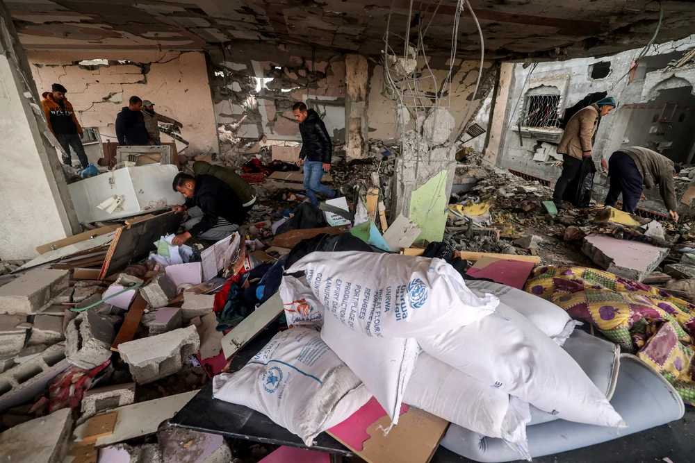 đầu tư quốc tế tái thiết dải Gaza trung đông.png