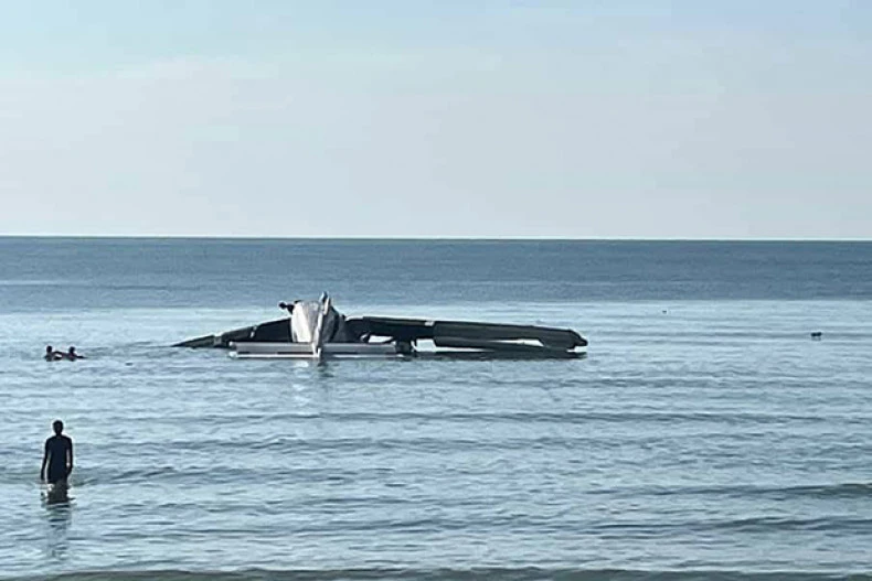 Nóng khẩn cấp: Máy bay rơi trên Vịnh Thái Lan, 5 người thiệt mạng