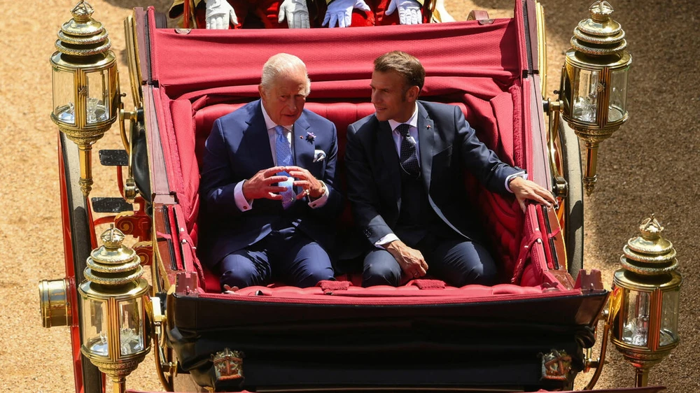 Tổng thống Macron, Tổng thống Pháp, Anh, Vua Charles III.jpg