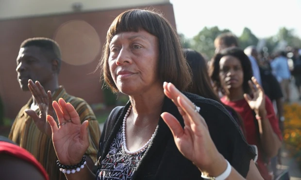 Chùm ảnh đám tang Michael Brown: Gợi nỗi đau 'phân biệt chủng tộc' nước Mỹ ảnh 5