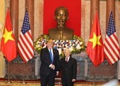 Lễ đón Tổng thống Mỹ Donald Trump tại Phủ Chủ tịch