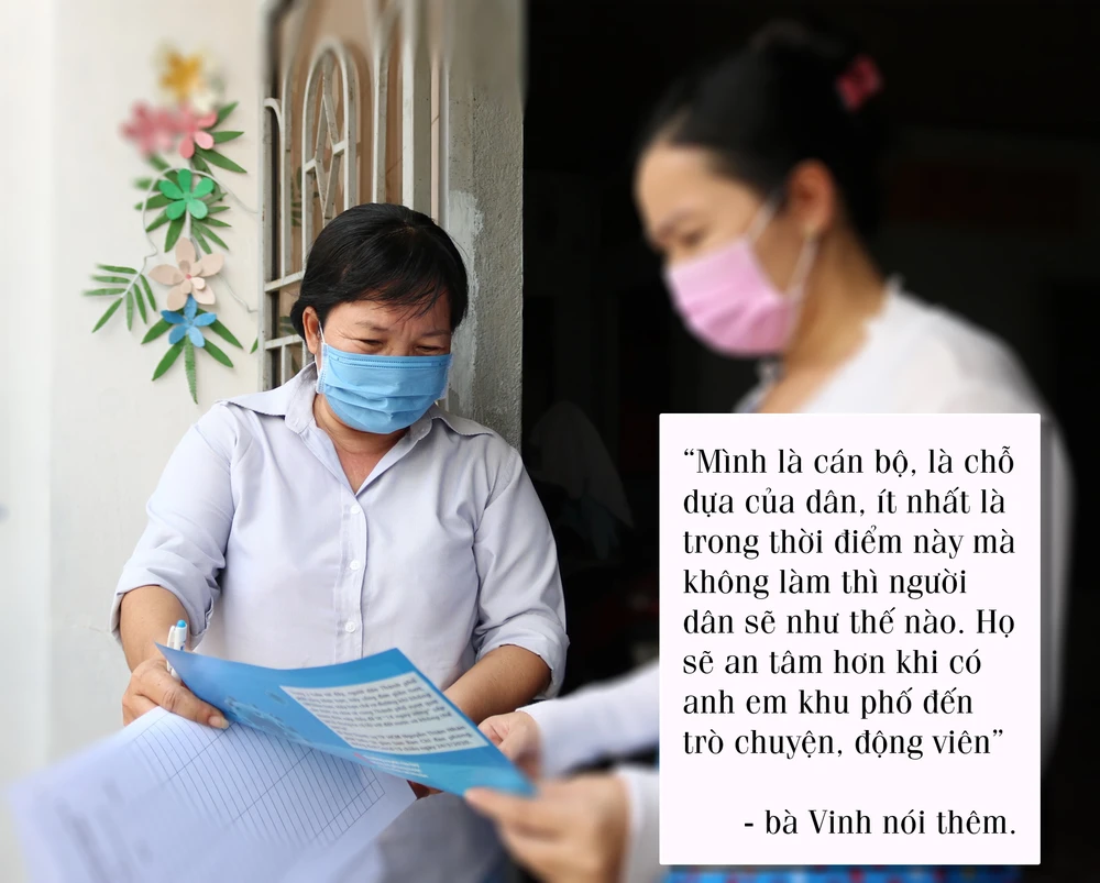 Cuộc chiến chống COVID-19: Trải lòng của cán bộ khu phố ảnh 3