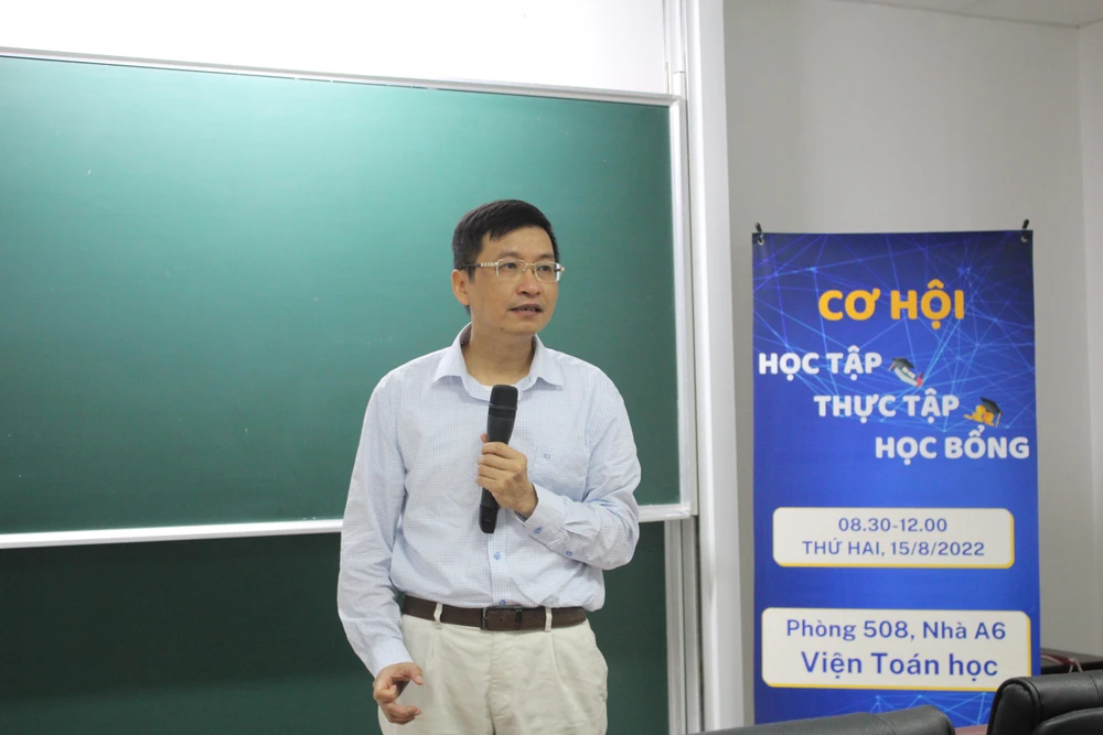 Giáo sư Phùng Hồ Hải. Ảnh: Viện Hàn lâm Khoa học và Công nghệ Giáo sư Phùng Hồ Hải. Ảnh: Viện Hàn lâm Khoa học và Công nghệ