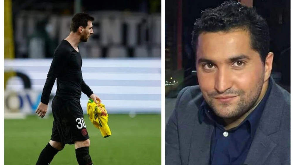 Ký giả Nabil Djellit nghi ngờ Messi muốn rời PSG với cách chơi không đúng phong độ. Ảnh: CGI. Ký giả Nabil Djellit nghi ngờ Messi muốn rời PSG với cách chơi không đúng phong độ. Ảnh: CGI.