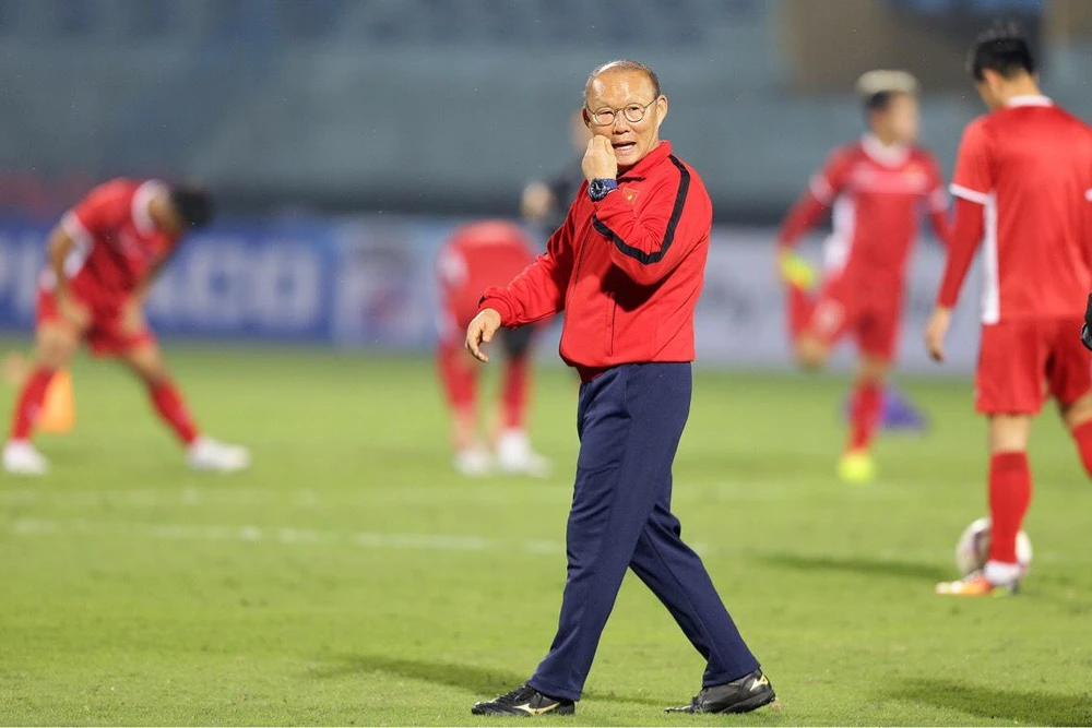 Ông Park đánh giá cao U-20 Hàn Quốc dù trong đội hình có nhiều cầu thủ là sinh viên. Ảnh: ANH PHƯƠNG.