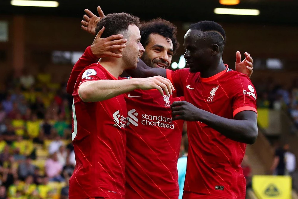 Liverpool có một hàng tấn công mạnh mẽ với lối đá dồn ép đối phương đến tận cùng. Ảnh: CGI.