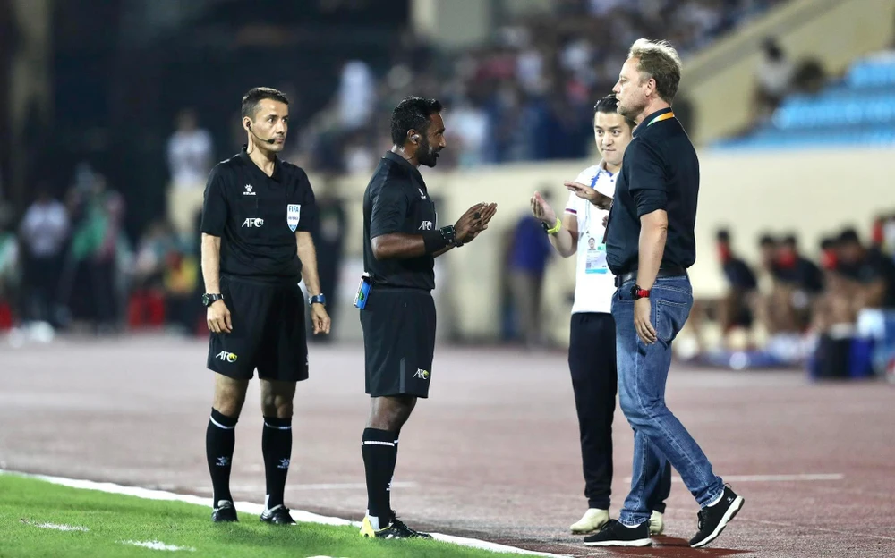 Đội tuyển U-23 Thái Lan đã đặt chân vào bán kết SEA Games 31 và ông Polking khẳng định nếu muốn vô địch phải thắng tất cả đối thủ. Ảnh: ANH PHƯƠNG.